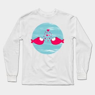 Kiss fish Long Sleeve T-Shirt